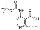 Molecular Structure of 171178-34-0 (4-Bocamino-nicotinic acid)